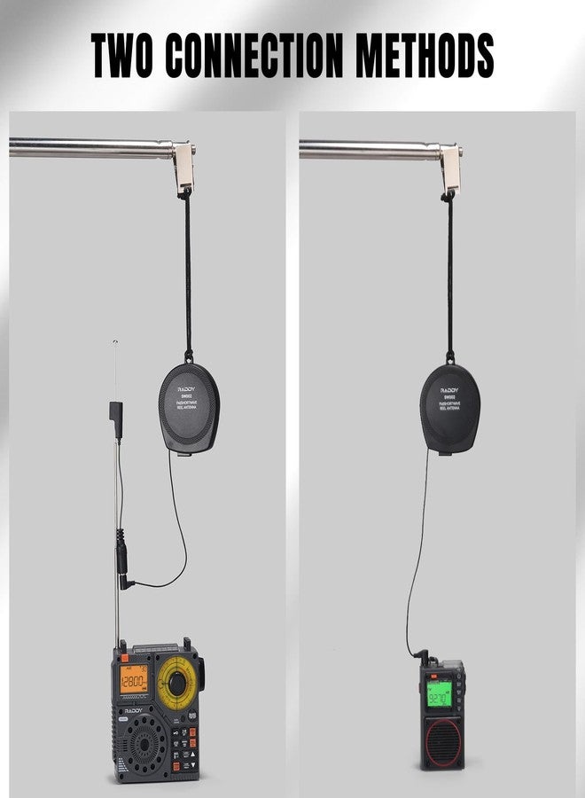 Raddy SW002 Shortwave/FM Reel Antenna, 23.6’ External Antenna for Increase Signal Reception, Compatible with All SW Radio, RF919, RF320, RF750, RF757, RF75A, RF886, RF206, RE40, DSP2 - Image 3
